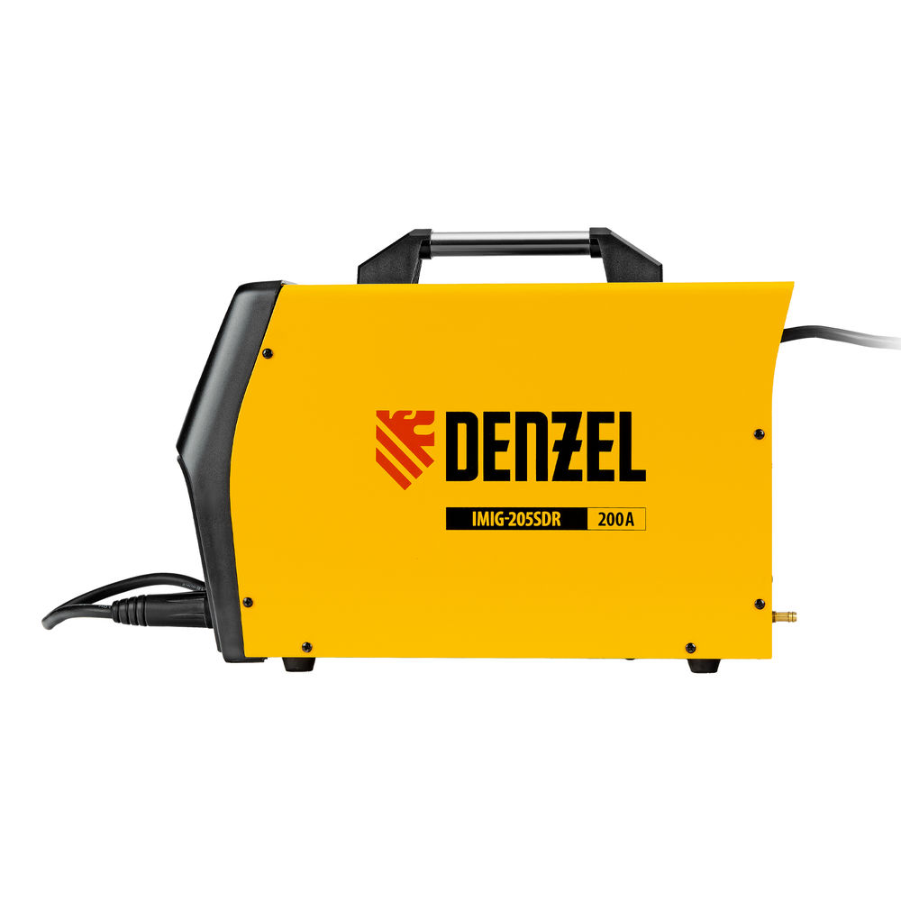 Аппарат инвертор. полуавтомат. cварки IMIG-205SDR, 200 А, ПВ 60%, катушка 5 кг Denzel (94364)