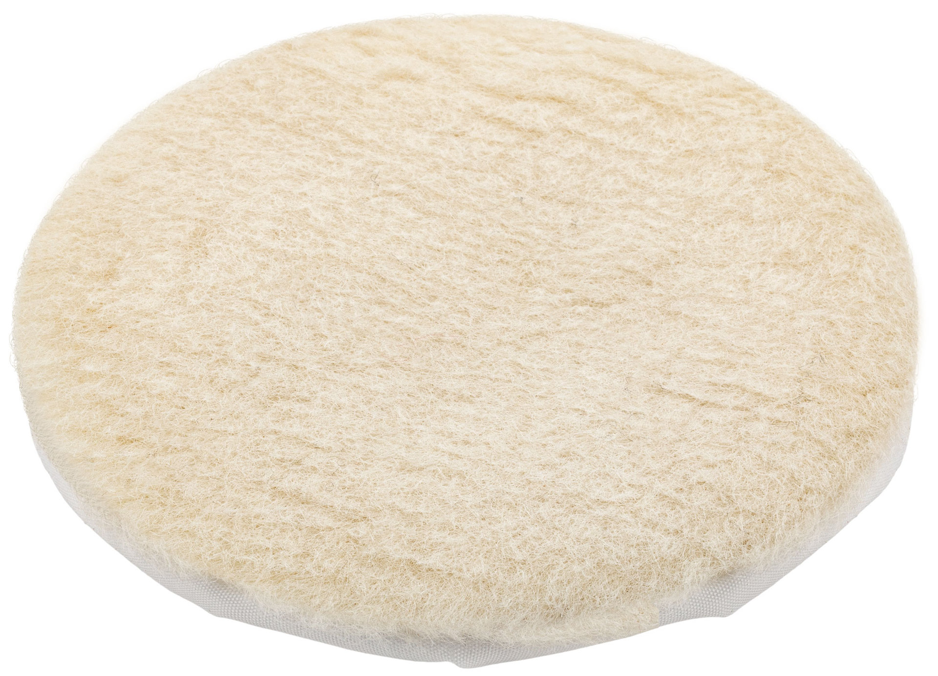 Чехол полировальный на завязках, натуральная шерсть, на тканевой основе 125 мм (39861)