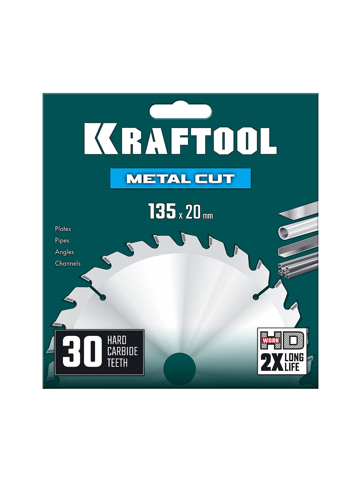 Диск пильный по металлу и стали Metal Cut, 135 х 20 мм, 30Т KRAFTOOL 36954-135-20-30