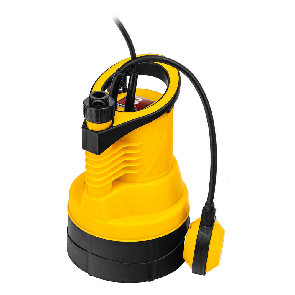 Дренажный насос для чистой воды DPB400, 400 Вт, подъем 11 м, 5500 л/ч Denzel (97266)