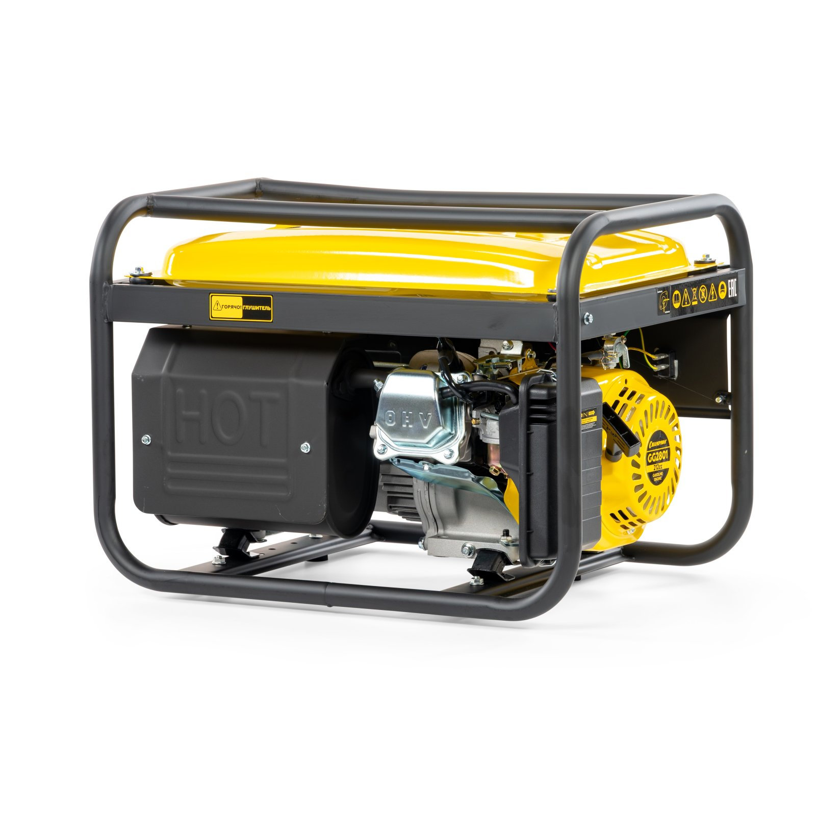 Генератор CHAMPION GG2801 (2,8/3,0 кВт 7лс 15л 39 кг, счетчик) (GG2801)