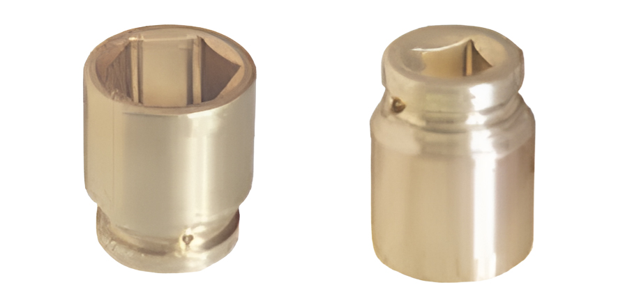 Головка ударная торцевая искробезопасная 6-гр. (1)108-80 AlCu, HORTZ