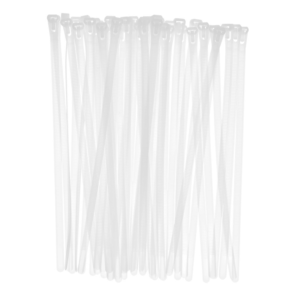 Хомуты многоразовые 250 x 7.2 мм, пластиковые 50 шт Сибртех (45579)