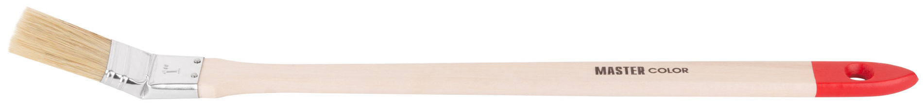 Кисть радиаторная, толщ. 11 мм, натур. щетина, нерж. обжим, дерев. ручка, ширина 25 мм (30-0301)