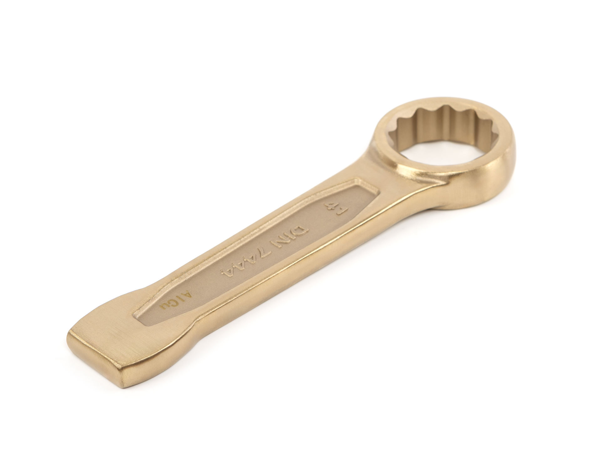 Ключ гаечный накидной ударный 41 искробезопасный сплав AlCu, HORTZ