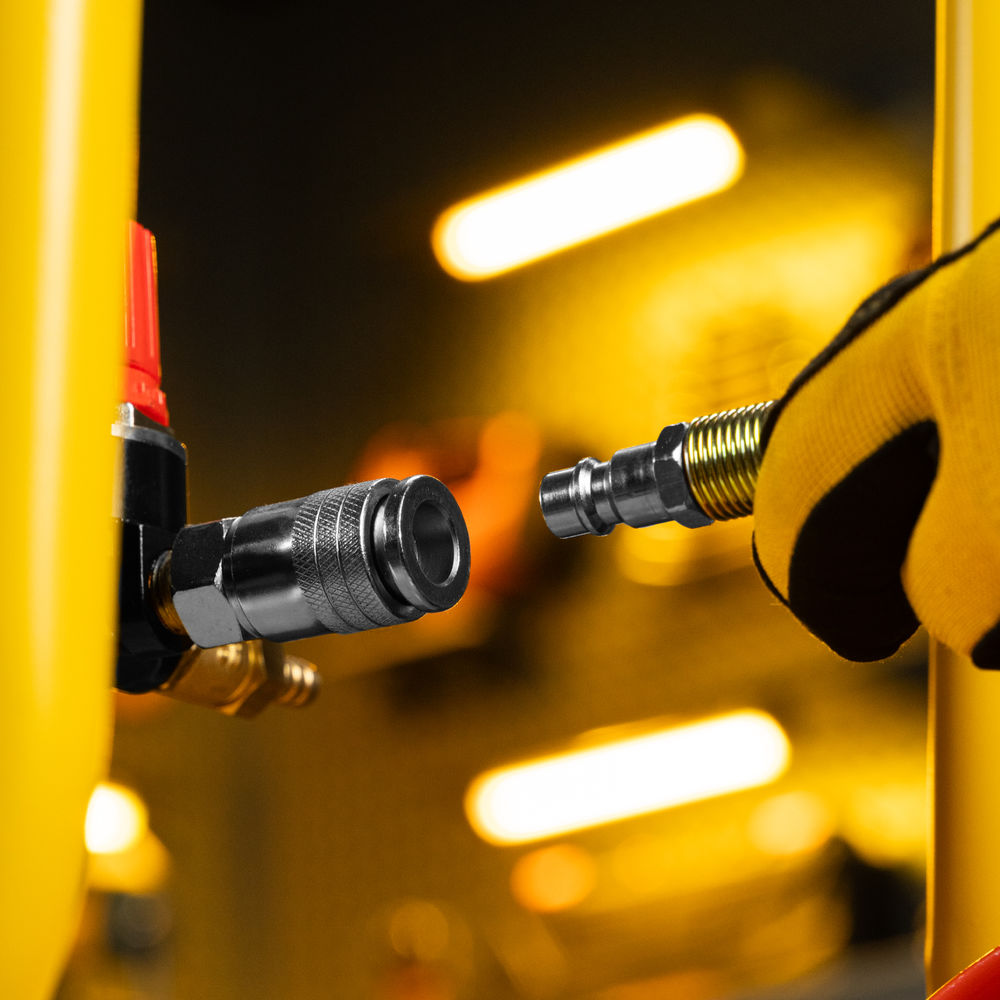 Компрессор безмасл. малошумный DLP-3000/100, 3 кВт, 2х1,5 кВт,100 л, 2850 об/мин,500 л/мин Denzel (58145)