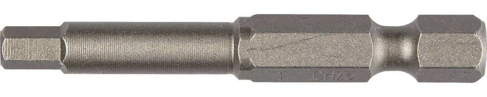 Торсионные биты X-Drive Hex 4, 50 мм, 2 шт KRAFTOOL 26127-4-50-2