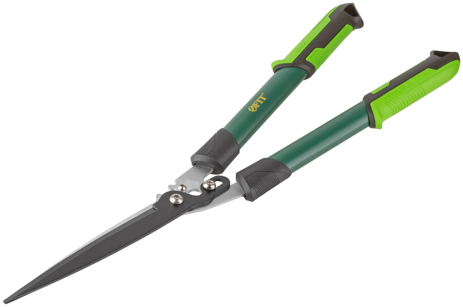 Кусторез, тефлоновое покрытие, шестеренч. передача, стальные ручки с прорезинен. рукоятками 675 мм (77110)