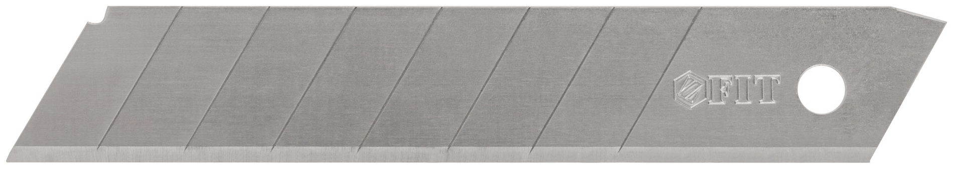 Лезвия для ножа технического 18 мм, 8 сегментов, сталь SK5 (10 шт.) (10422)