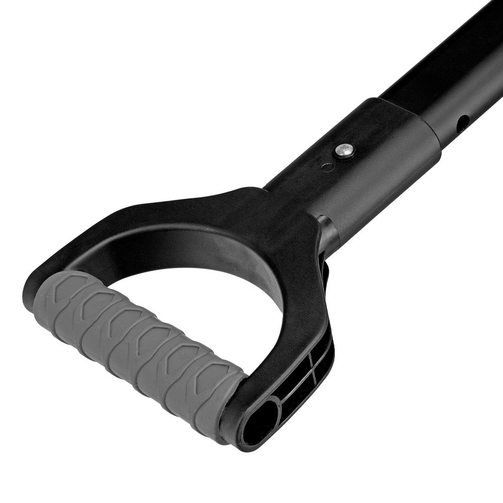 Лопата автомобильная складная, алюминиевая, 220х280х585-870 мм, телескопический черенок Denzel (61695)