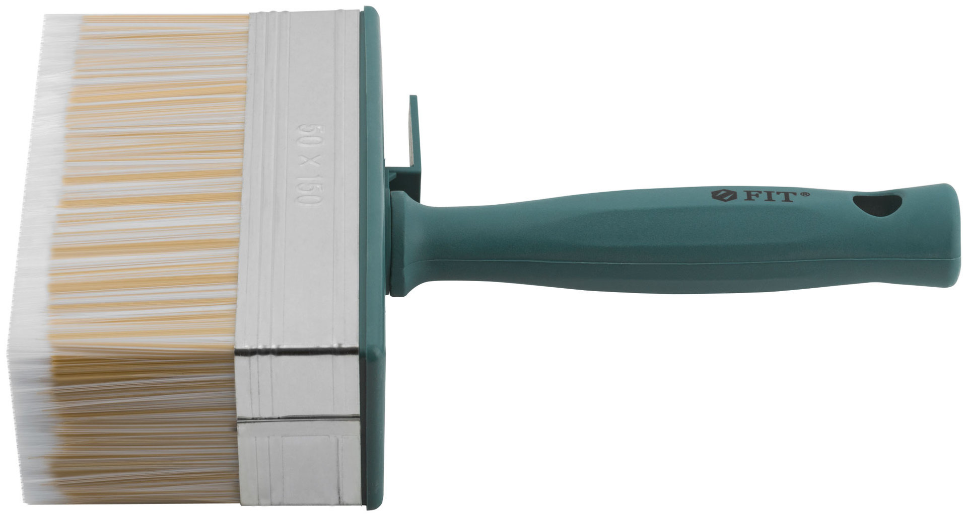 Макловица, искусственная светлая щетина, пластиковый корпус, полая ручка, мини 50 х 150 мм (01640)