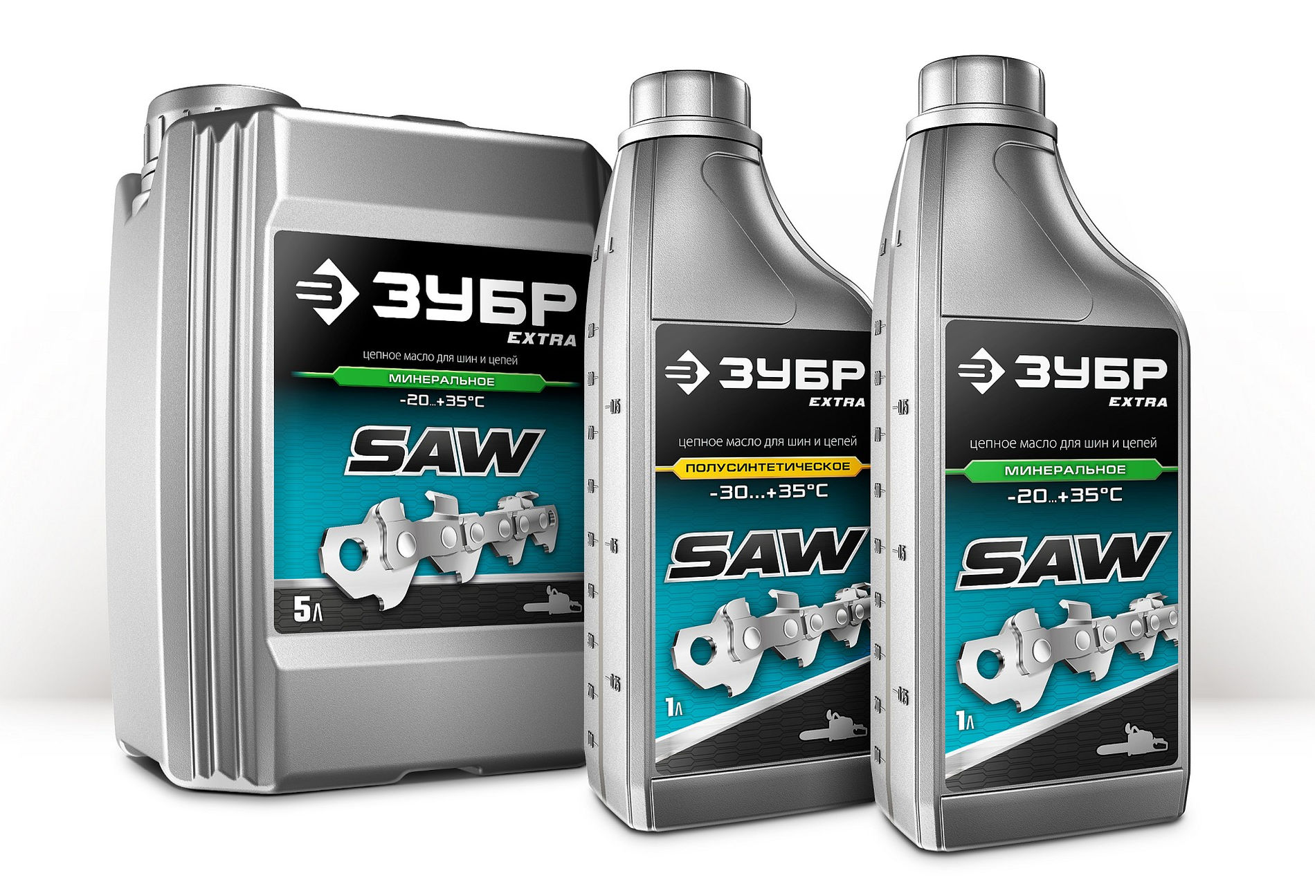 Масло цепное минеральное EXTRA 5 л для бензо- и электропил ЗУБР 70622-5