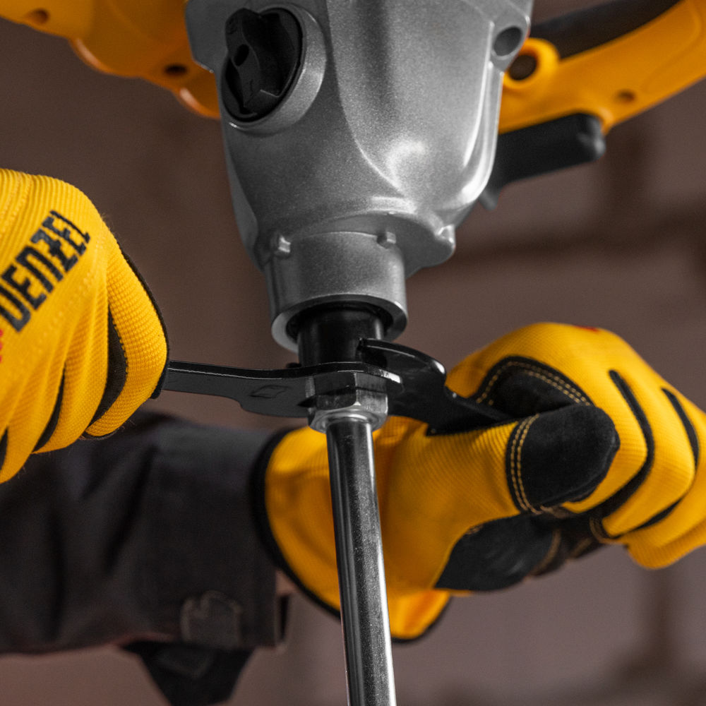 Миксер строительный EM-1-1600, 1600 Вт, 180-460/300-750 об/мин Denzel (27904)