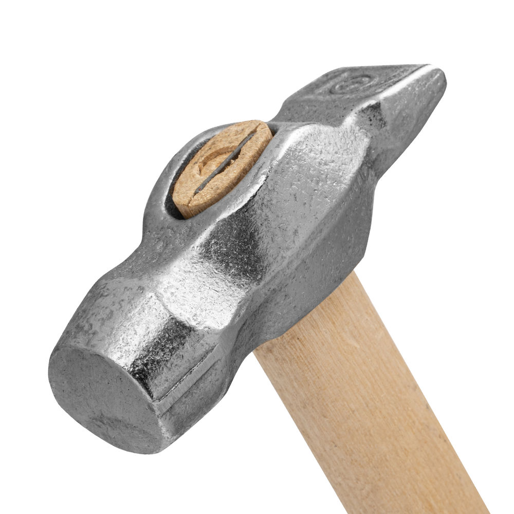 Молоток слесарный, 800 г, круглый боек, деревянная рукоятка (10243)