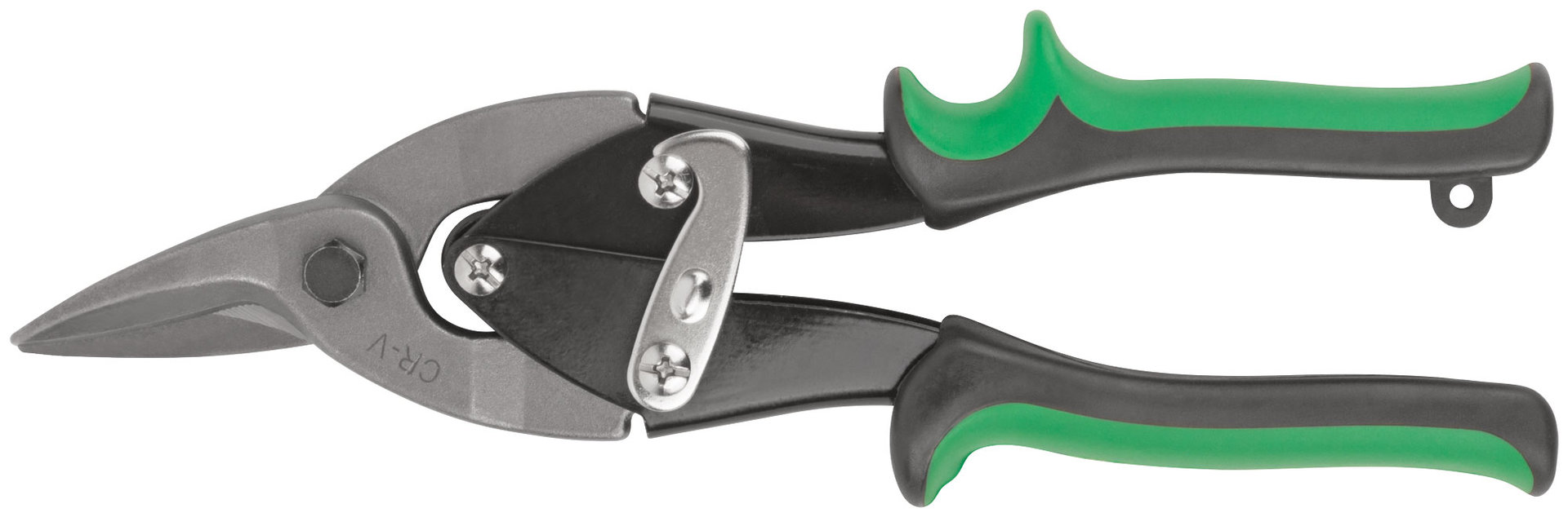 Ножницы по металлу усиленные CrV Профи, прорезиненные ручки, правые 250 мм (41572)