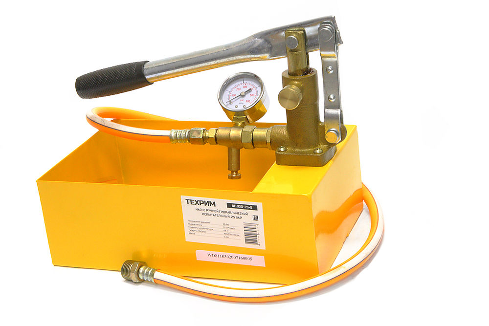 Опрессовочный насос, 25 бар, 5 л, ТЕХРИМ, 811030-25-5