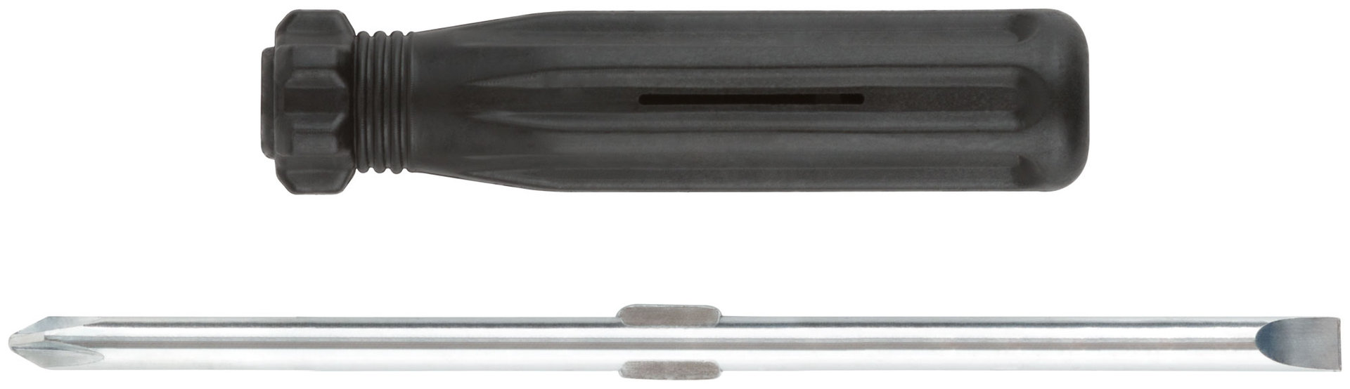 Отвертка с переставным жалом, пластиковая ручка PH2/SL6 x 60 мм (56201М)