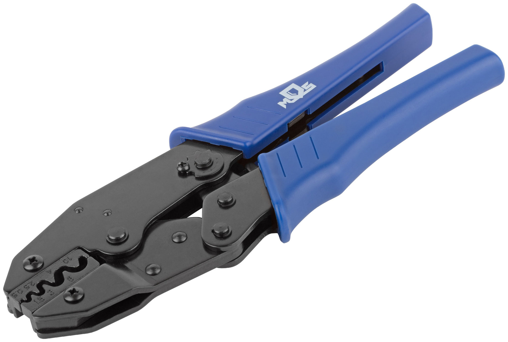 Пресс-клещи (кримпер) для обжима наконечников электропроводов с сечением 0,5-10 мм (60067М)