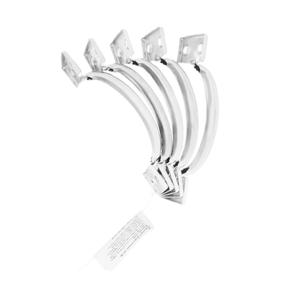 Ручка-скоба РС-90 цельнотянутая, цинк, 5 шт, (Металлист) (91593)