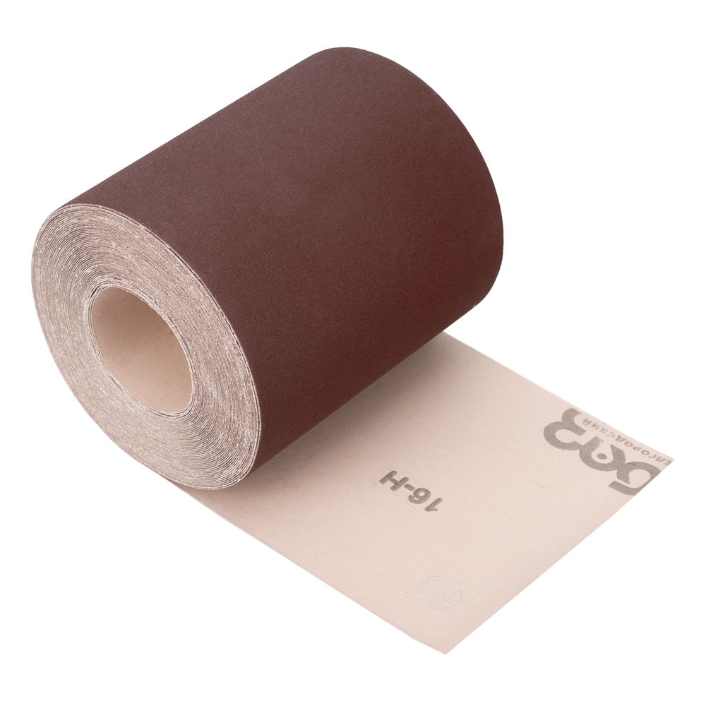 Шкурка на тканевой основе, KK18X W, зернистость 16Н(Р 80) бобина 200 мм х 20 м, водостойкая, БАЗ (75256)