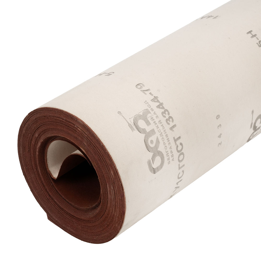 Шкурка на тканевой основе, зернистость № 5, 800 мм х 30 м, БАЗ (75217)