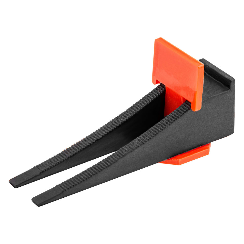 Система выравнивания плитки (СВП) комплект: зажимы, клинья (40/40 шт) в пакете Сибртех (88060)