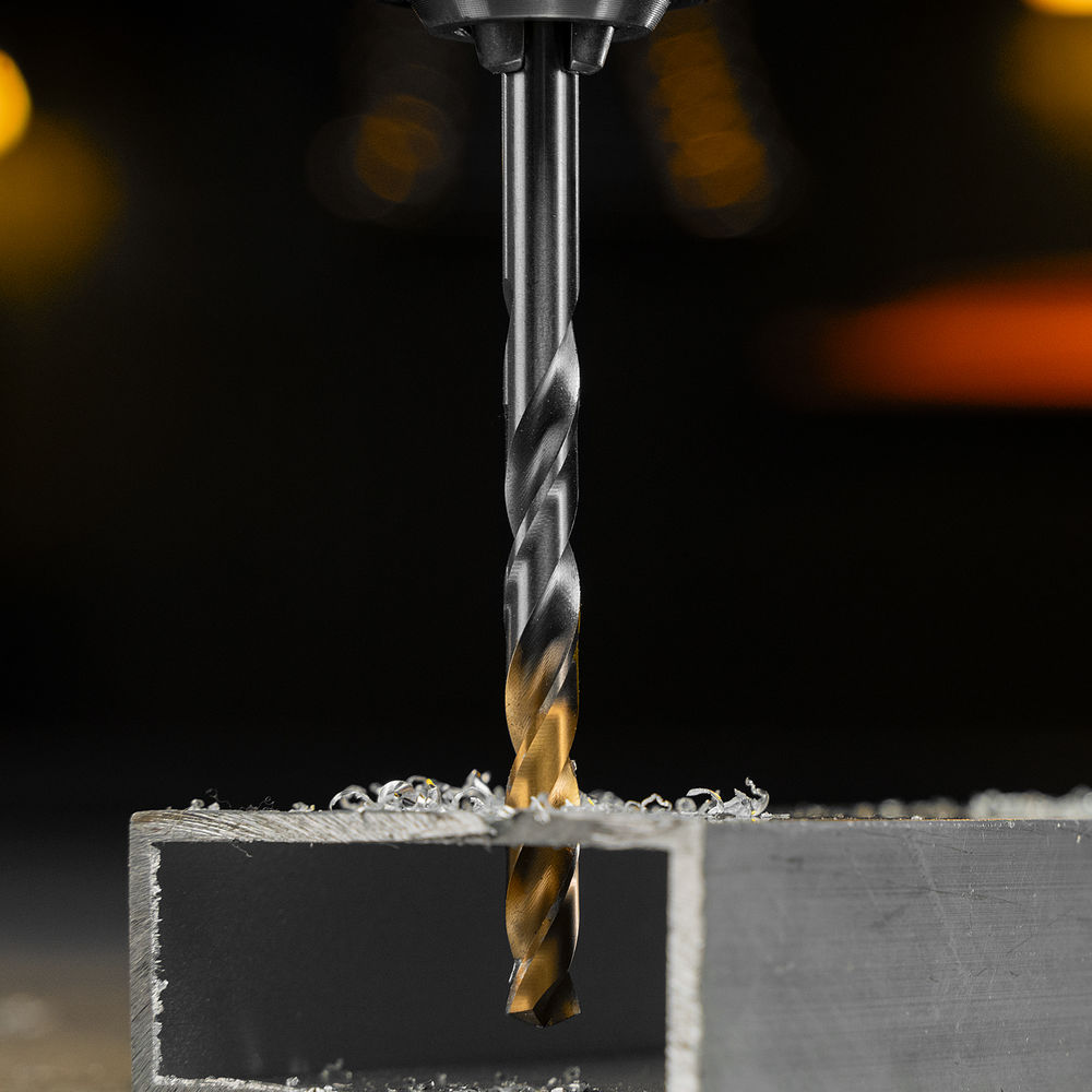 Сверло спиральное по металлу 6,5 x 100 мм, Р6М5, Golden Tip Denzel (718236)