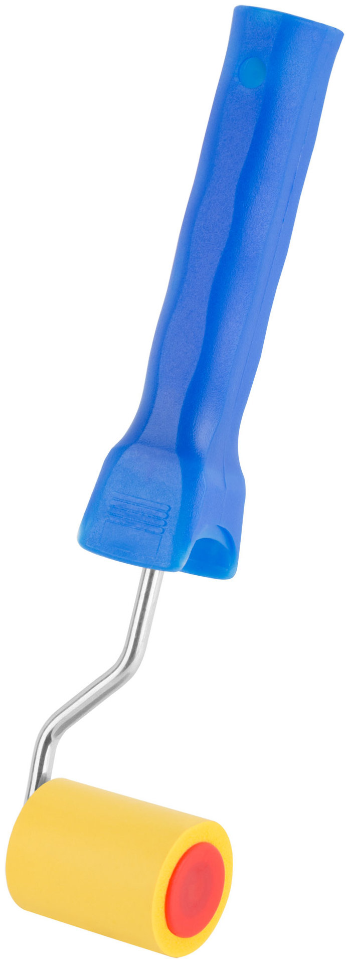 Валик прижимной для обоев резиновый, желтый 50 мм (02980)