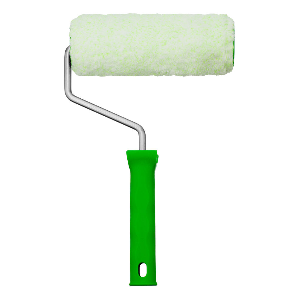 Валик Работы с древесиной, 180 мм, ворс 12 мм, D 48 мм, D ручки 8 мм, микроволокно Сибртех (80182)