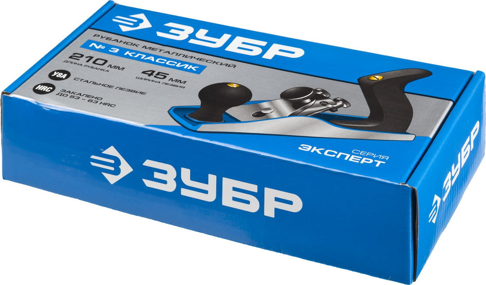 Рубанок металлический 210?55 мм №3 ЗУБР Профессионал 18500