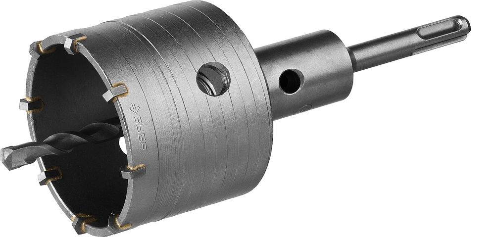 Коронка по бетону с державкой 73 мм, SDS-plus, 8Т ЗУБР Профессионал 2918-73_z01