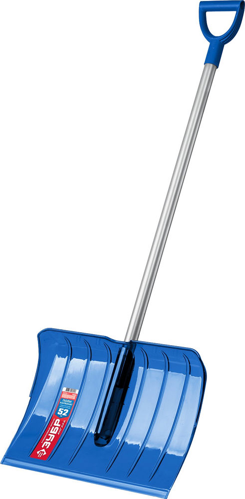 Снеговая лопата 520мм ковш из поликарбоната, алюминиевый черенок ЗУБР АНГАРА 39980