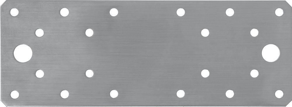 Крепежная пластина нержавеющая НКП-2.0, 180 x 65 x 2 мм ЗУБР Профессионал 310636-180