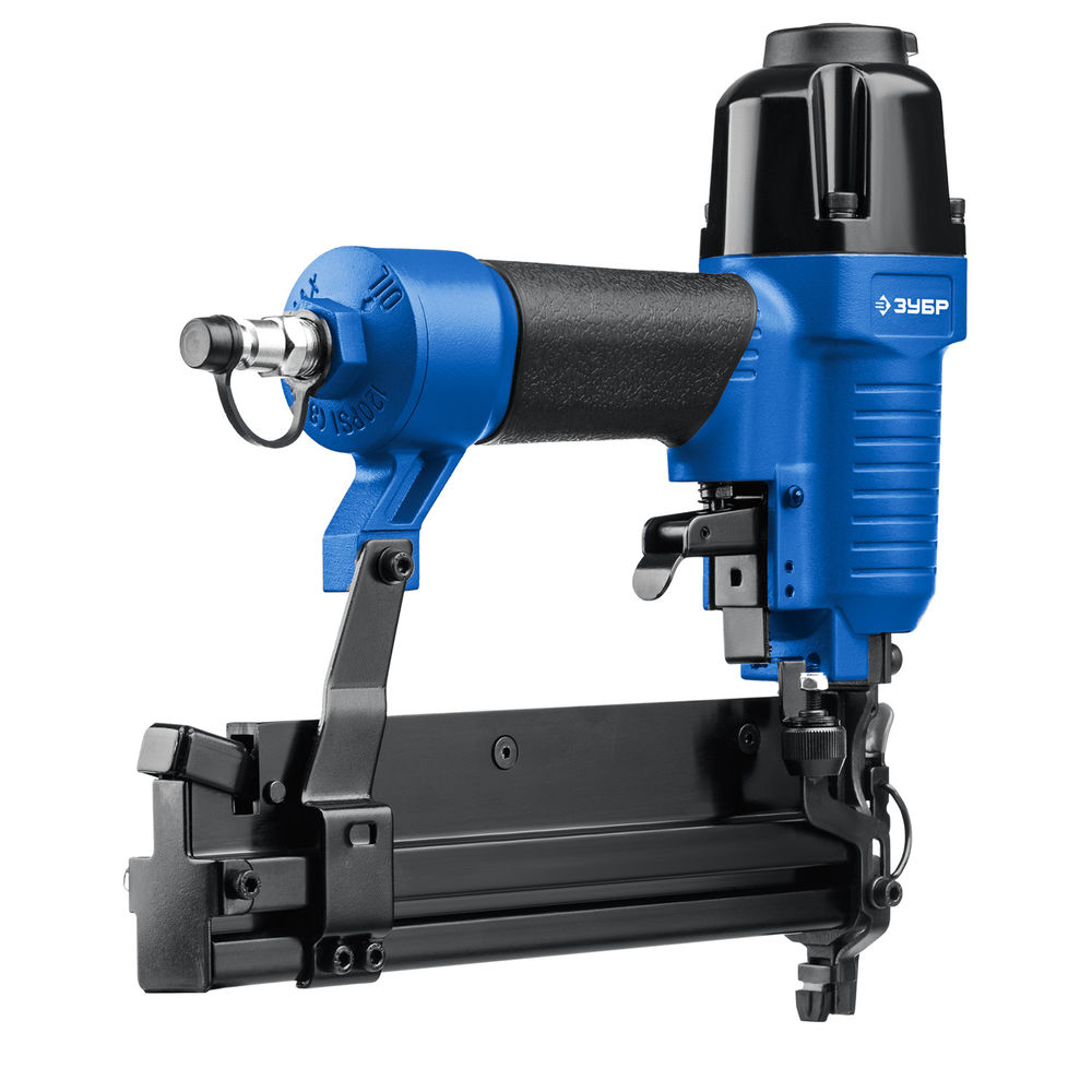 Пневматический нейлер-степлер 18Ga 2-в-1, для скоб тип 55 и гвоздей тип 300 ЗУБР Т55/300 Профессионал 31937