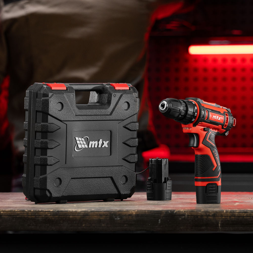 Дрель-шуруповерт аккумуляторная CDS-12, Li-Ion, 12 В// MTX (26183)
