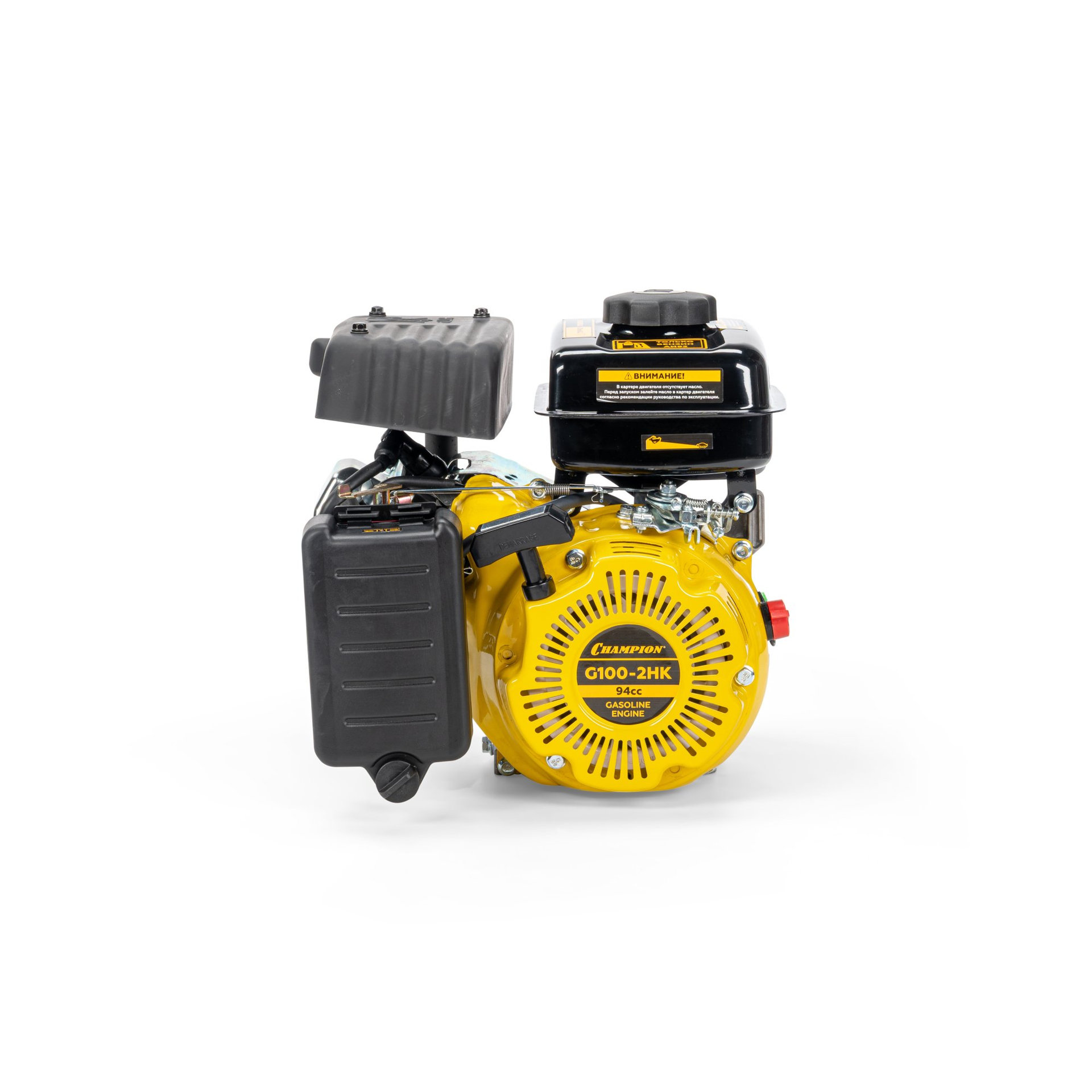 Двигатель 2,5лс/1,84кВт 94см? 16мм шпонка 10кг CHAMPION G100-2HK