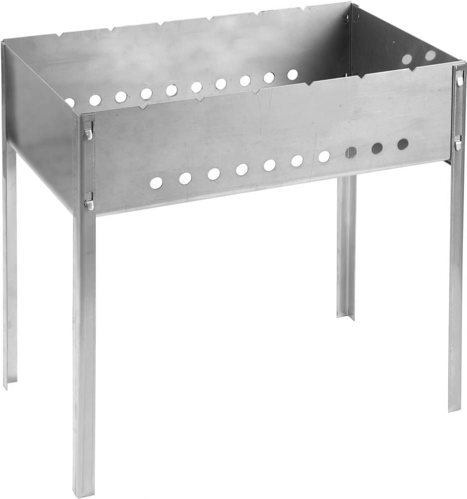 Сборный мангал Barbecue, 500 x 300 x 500 мм, нержавеющая сталь, 1.5 мм GRINDA 427784