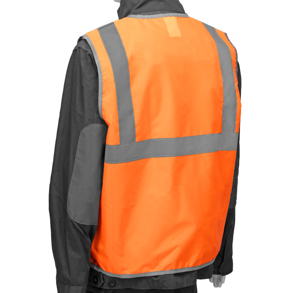 Жилет сигнальный, оранжевый, размер XXL Сибртех (89514)