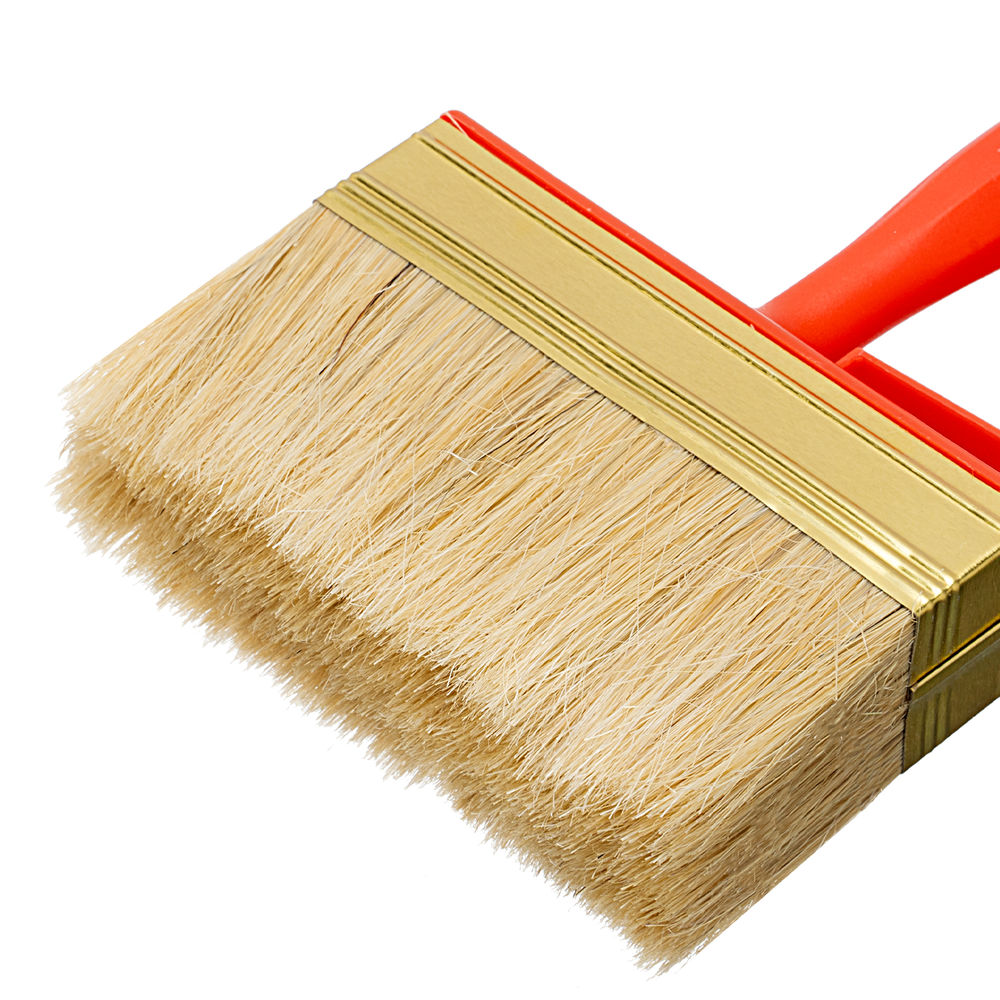 Кисть-ракля, 40 х 140 мм, натуральная щетина, пластмассовый корпус, пластмас. ручка MTX (84123)