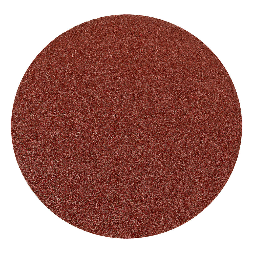 Круг абразивный на ворсовой подложке под липучку, P 80, 125 мм, 10 шт Matrix (73845)