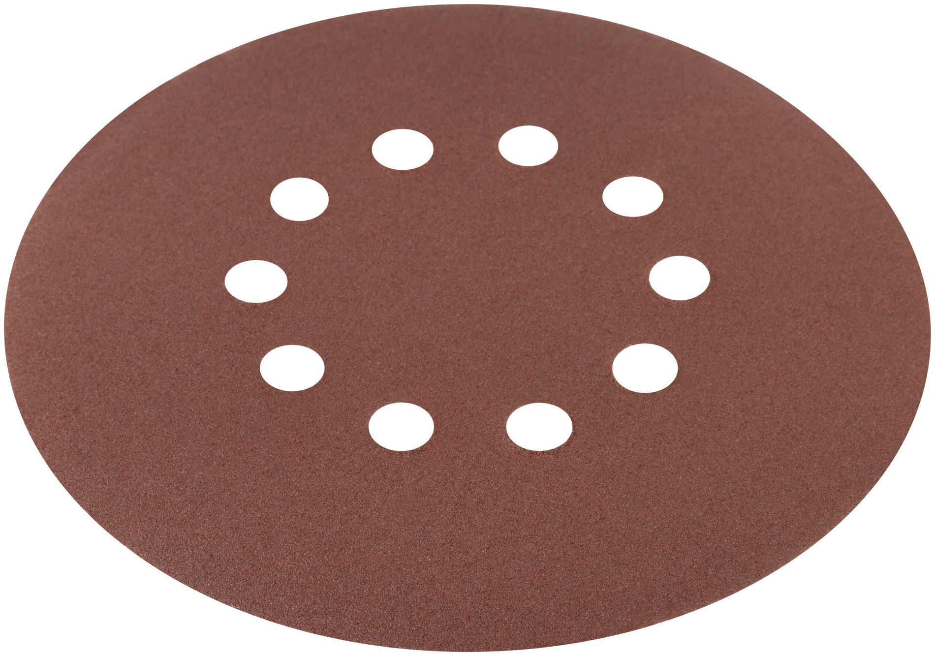 Круги шлифовальные с отверстиями (липучка), алюминий-оксидные, 225 мм, 5 шт. Р 80 (39894)