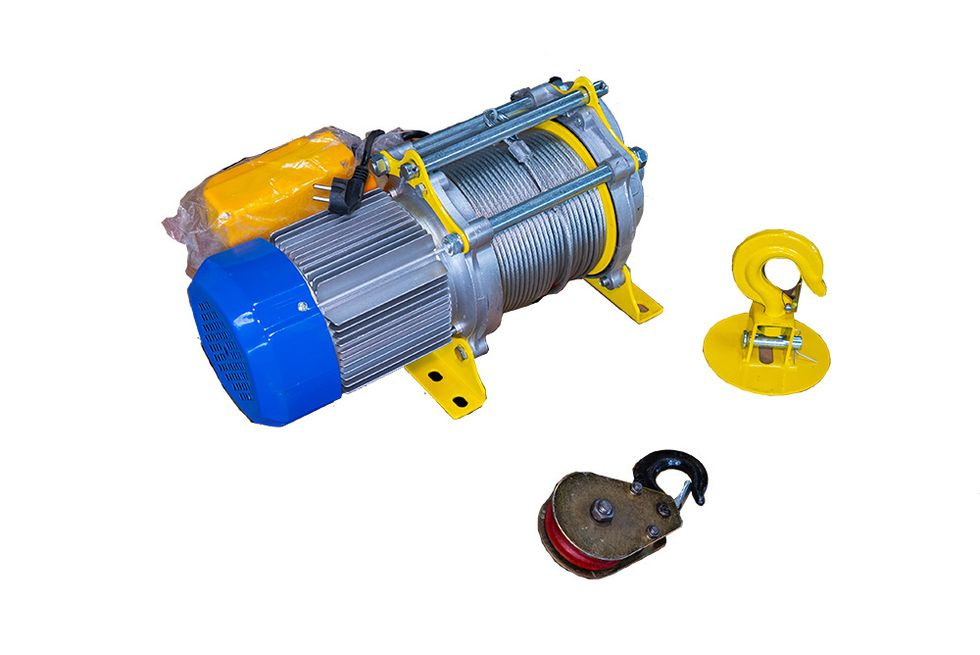 Лебедка электрическая TOR КCD (TSA) 300/600 60/30 м 24 м/мин 220В (алюминиевый корпус) (1034615)