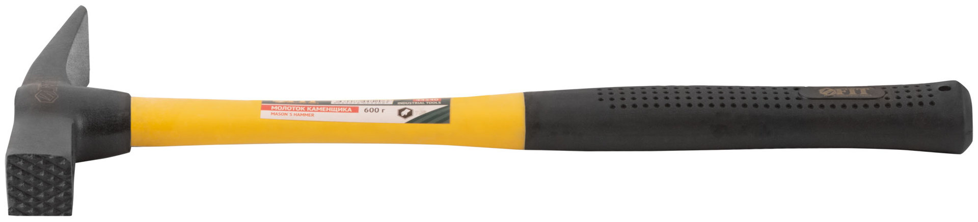 Молоток каменщика, фиберглассовая усиленная ручка 600 гр. (44540)
