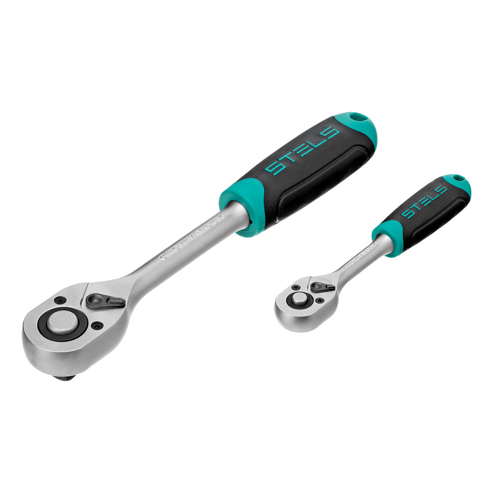 Набор инструментов, 1/2, 1/4, CrV, пластиковый кейс 98 предметов Stels