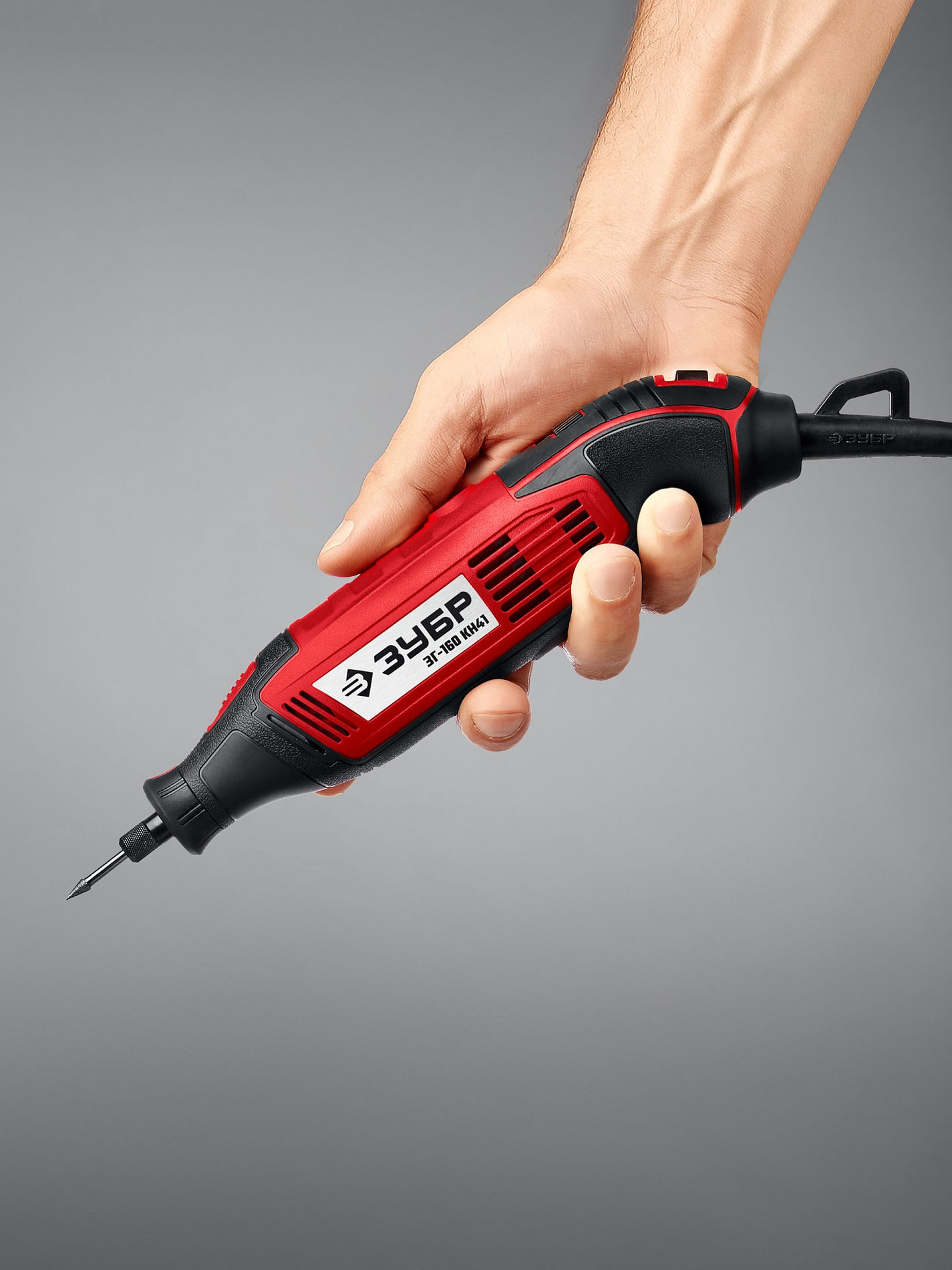 Набор мини-насадок с гравером 245 предметов, 160 Вт ЗУБР ЗГ-160-H245