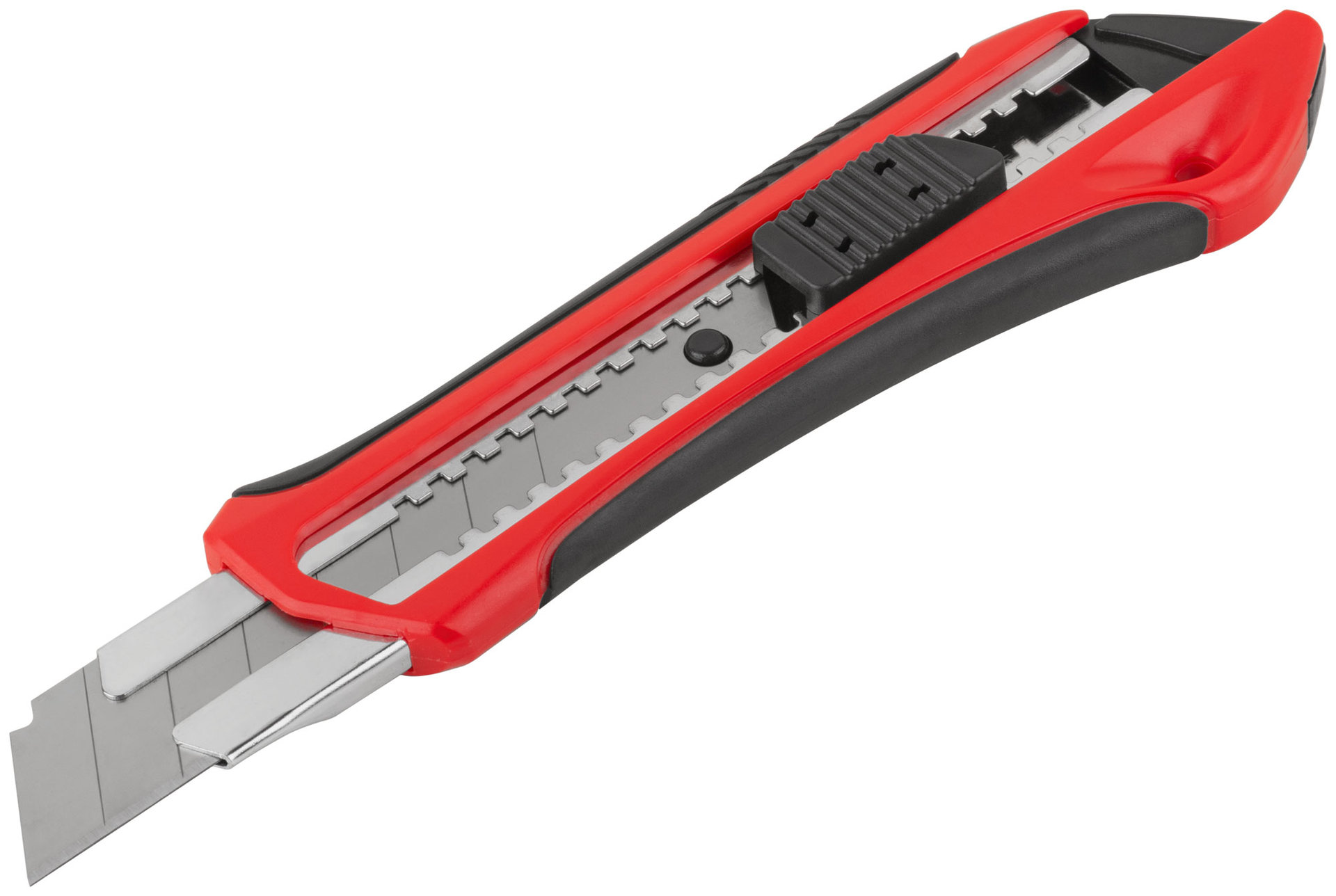 Нож технический Рубин 25 мм усиленный, прорезиненный (10183)