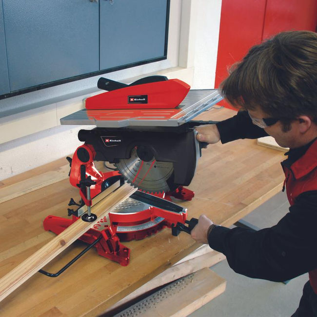 Пила торц. с площ Einhell TC-MS 3017 T, 2000Вт,305х30мм,пропил 170х85мм,сверху 50мм (4300347)