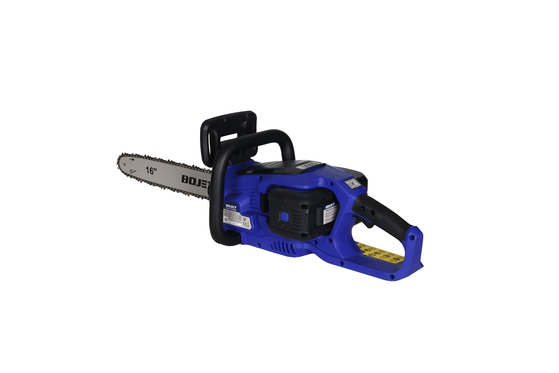 Пила цепная аккумуляторная, 58В, бесщеточный мотор, 40 см (16), 1х5 Ач, ЗУ