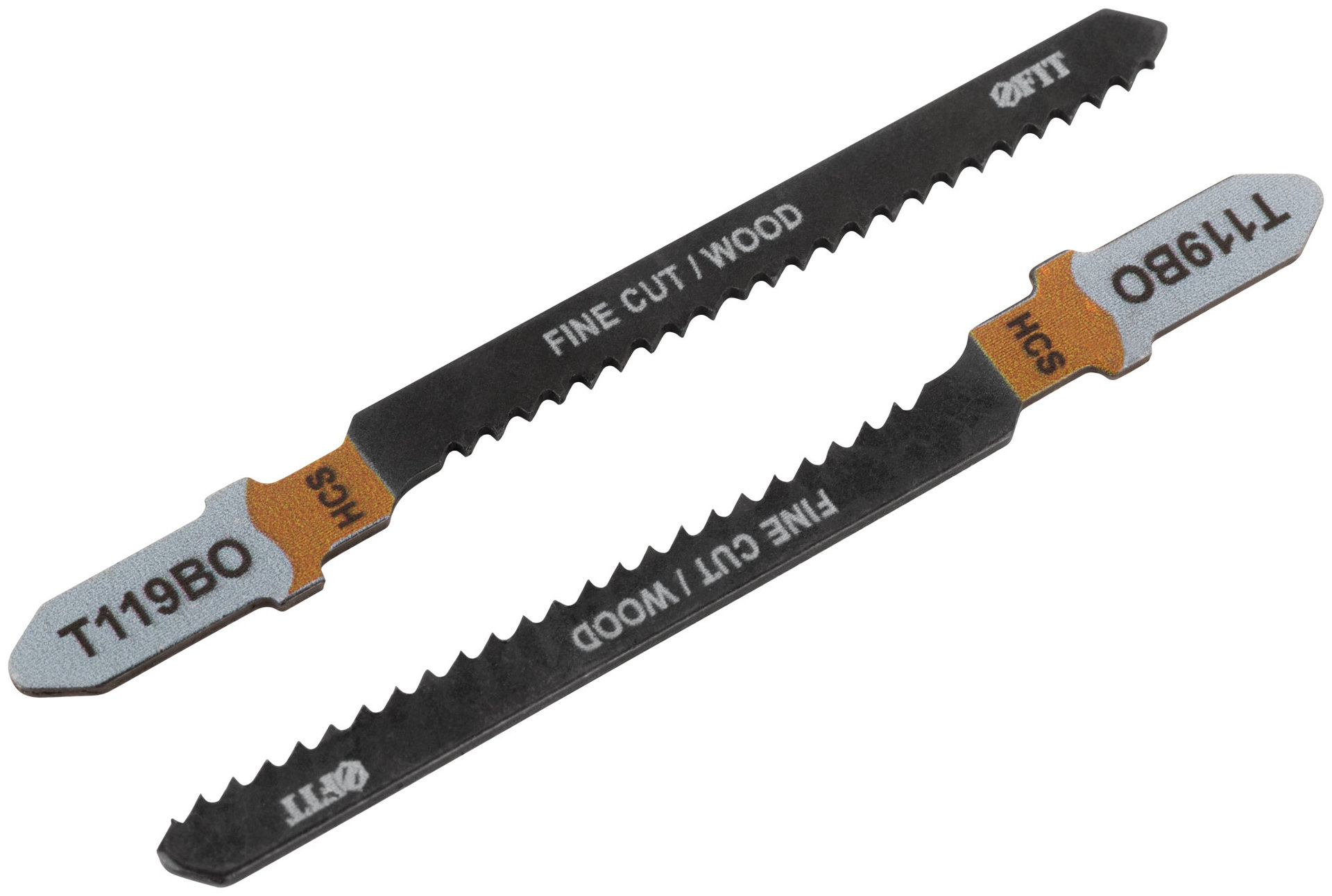 Полотна по дереву, HCS, фрезерованные, волнистые зубья, 75/50/2 мм (Т119ВО), 2 шт. (40885)