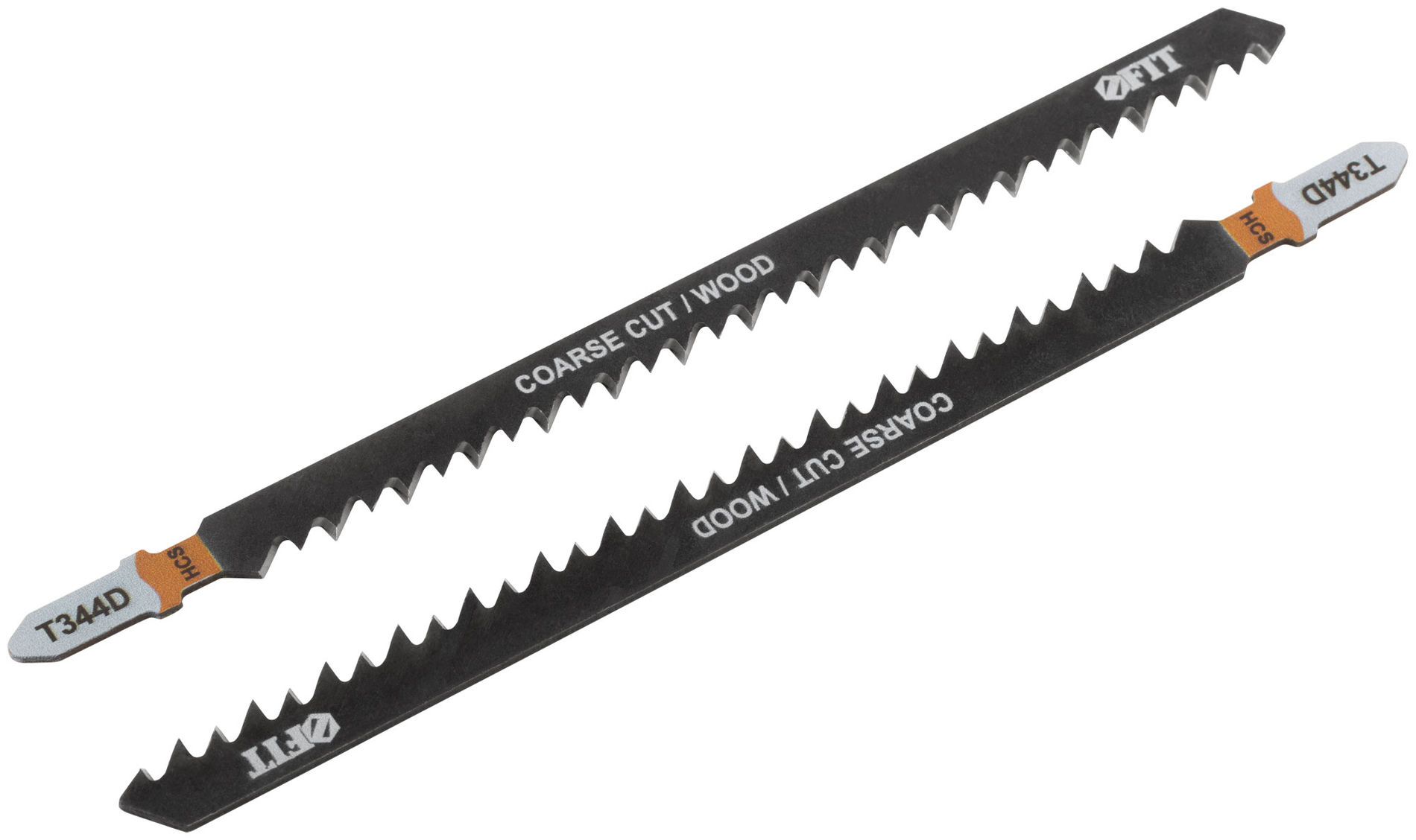 Полотна по дереву, HCS, разведенные, шлифованные зубья 151/126/4 мм (T344D), 2 шт. (40889)